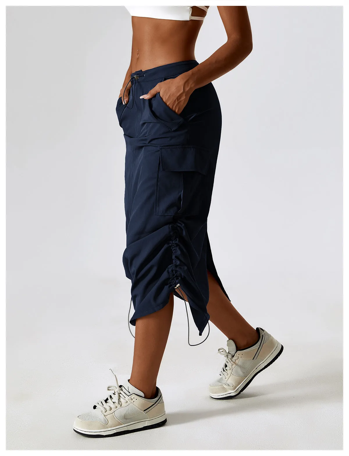 Relaxed Casual Cargo Skirt