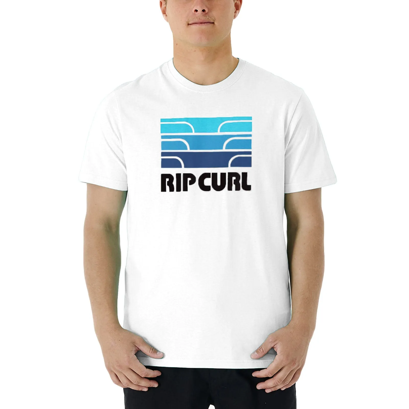 Rip Curl Mens Surf Revival Crew Neck Cotton T-Shirt