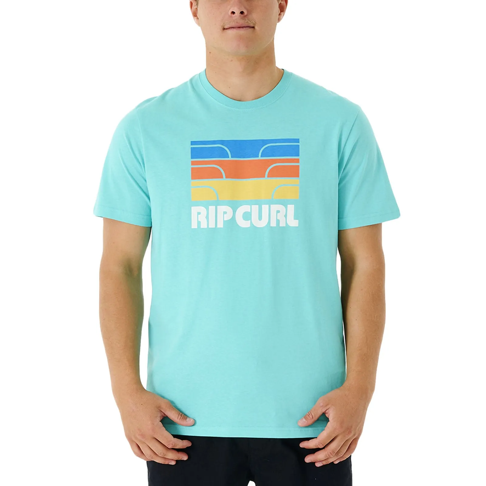 Rip Curl Mens Surf Revival Crew Neck Cotton T-Shirt