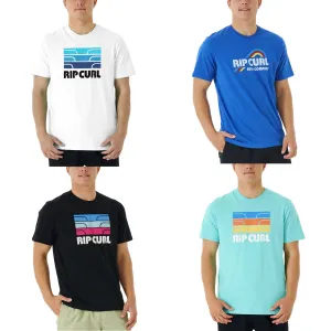 Rip Curl Mens Surf Revival Crew Neck Cotton T-Shirt