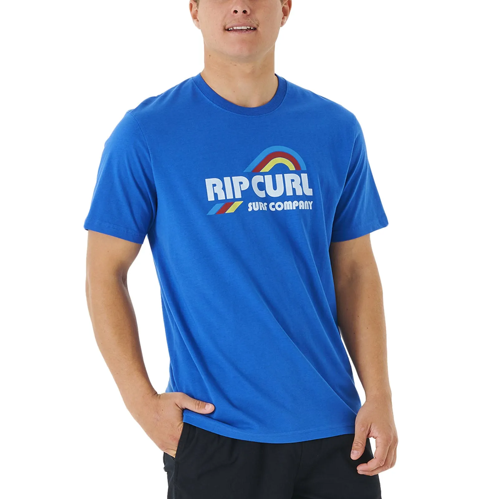 Rip Curl Mens Surf Revival Crew Neck Cotton T-Shirt