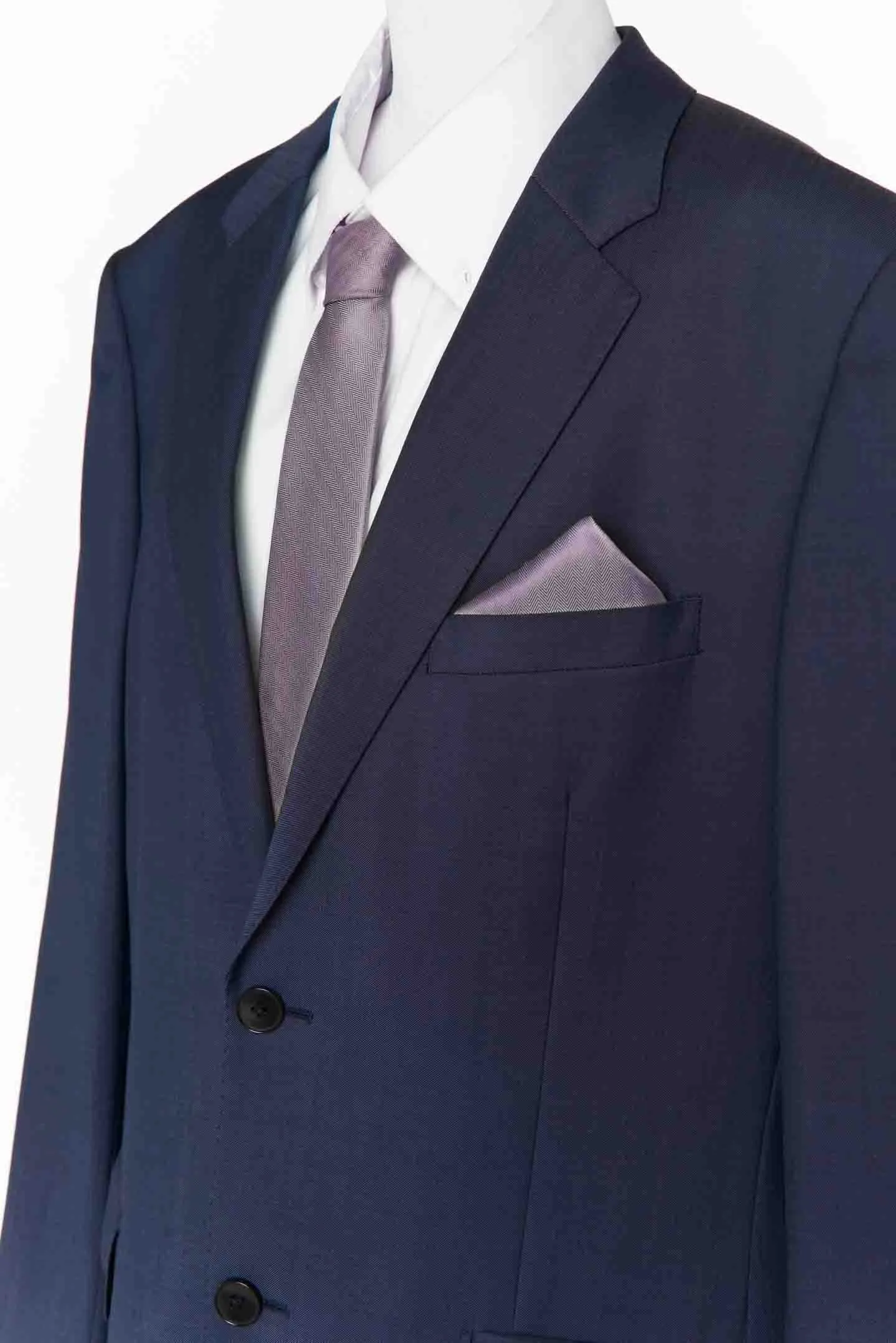 Sam Pocket Square ~ Dusty Purple Solid