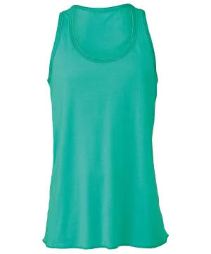 Teal - Youth flowy racerback tank