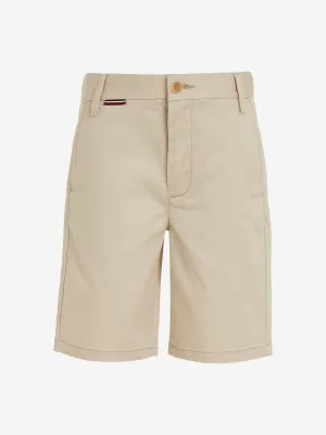 Tommy Hilfiger Boys 1985 Chino Shorts in Beige