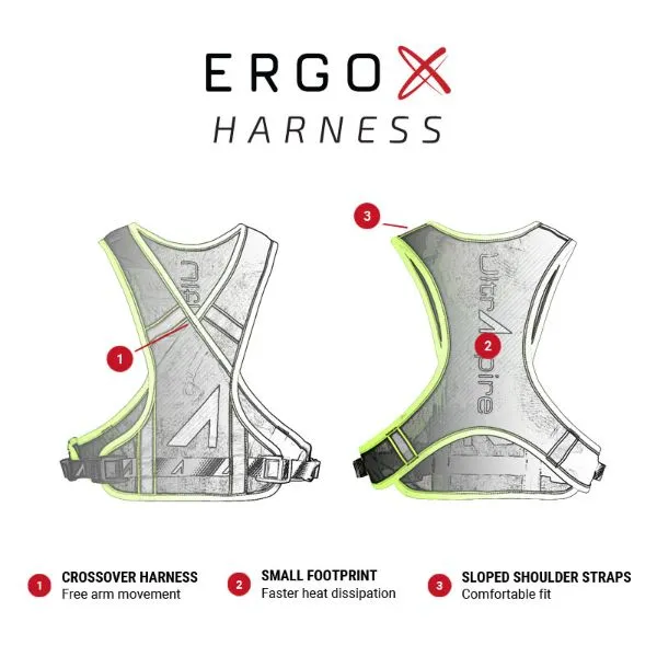 ULTRASPIRE - Neon Reflective Vest (Black/Lime)