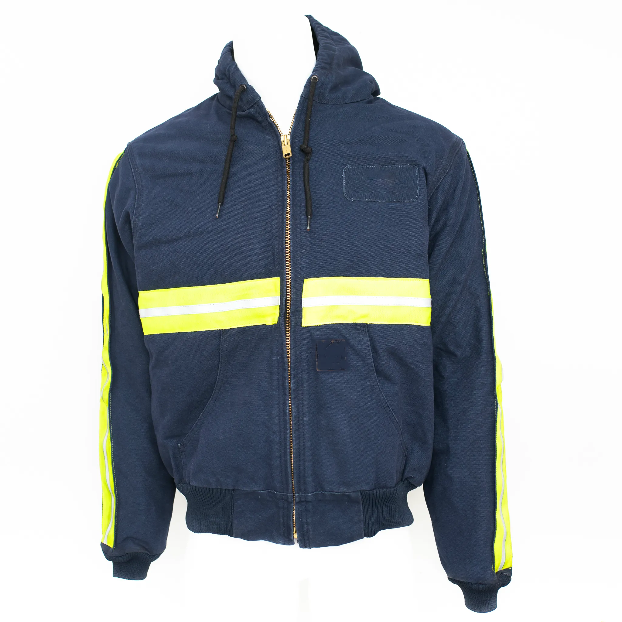 Used Brand Name Hi-Visibility Hooded Coat-Insulated