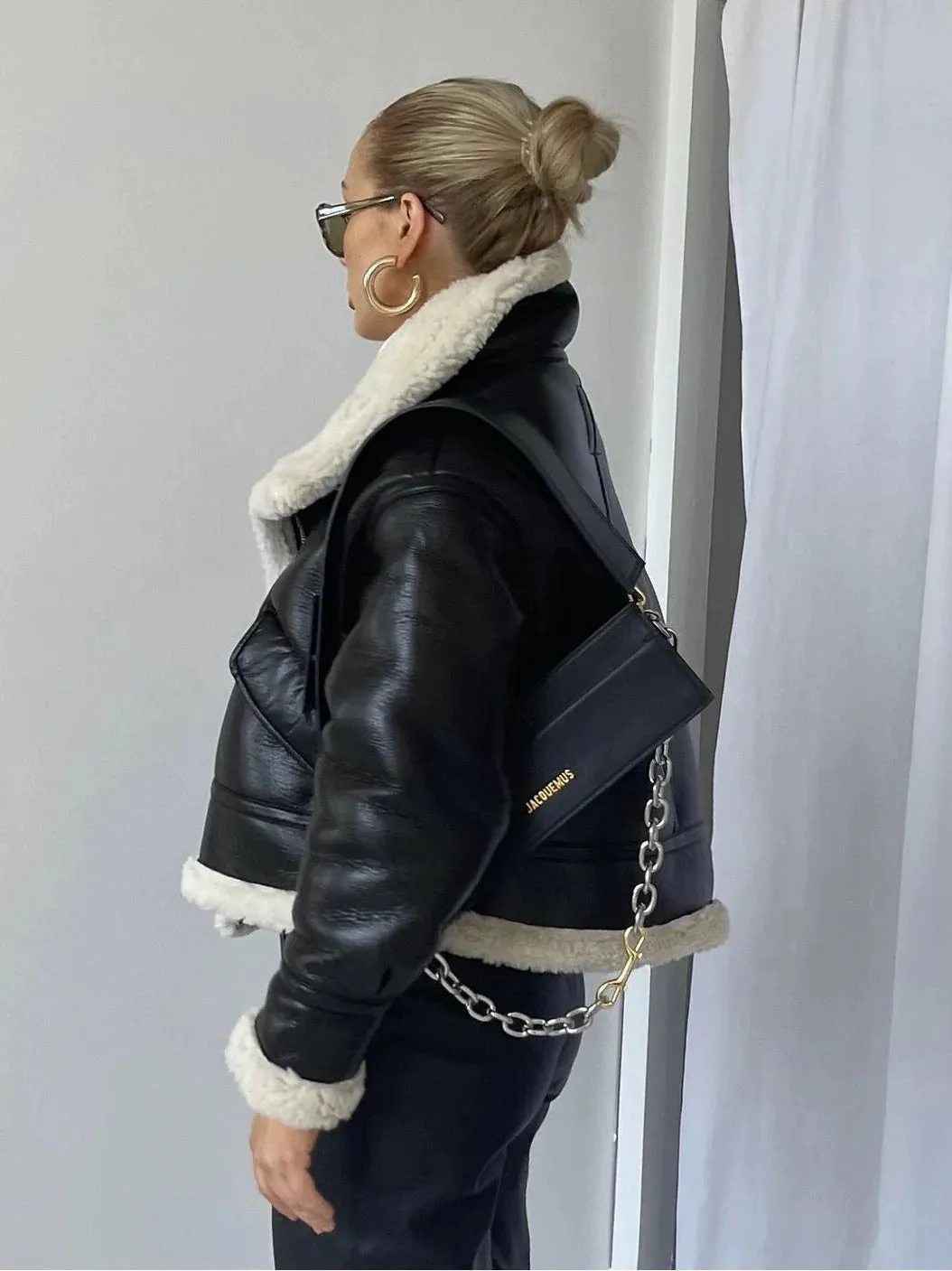 Wenkouban-Winter Outfits Christmas Ilani Leather Jacket