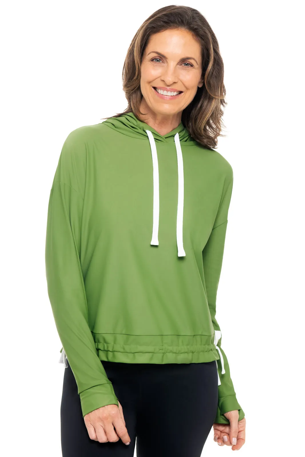 Women's Waikal Swim Hoodie | Soft Fern